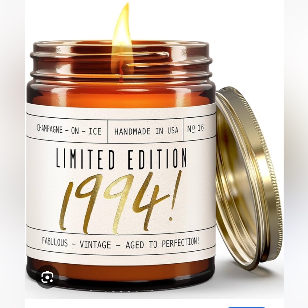 1994 birthday candle soy and sass (brand new)